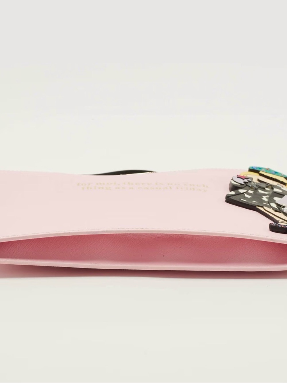KATE SPADE X DISNEY MUPPETS MISS PIGGY FANCY FRIDAY BRITTA WRISTLET CLUTCH - Picture 3 of 6